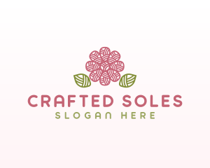 Flower Yarn Crafts logo design