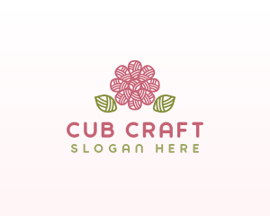 Flower Yarn Crafts logo design