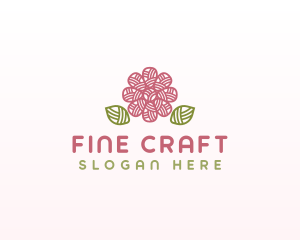 Flower Yarn Crafts logo design