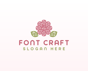 Flower Yarn Crafts logo design