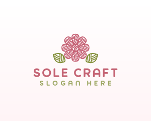 Flower Yarn Crafts logo design