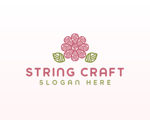 Flower Yarn Crafts logo design