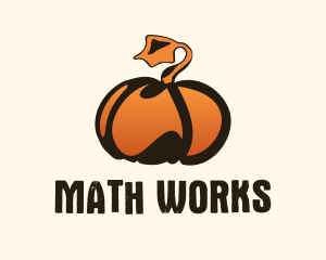 Gradient Pumpkin Farm  Logo