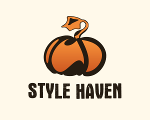 Farming - Gradient Pumpkin Farm logo design