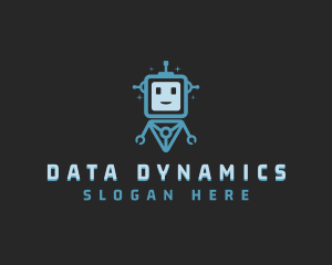 Data Tech Bot logo design