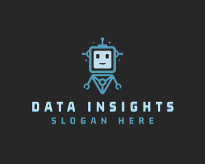 Data Tech Bot logo design