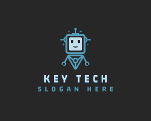 Data Tech Bot logo design