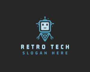 Data Tech Bot logo design