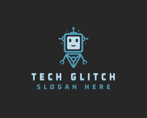 Data Tech Bot logo design