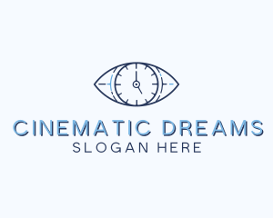 Eye Time Clock logo design