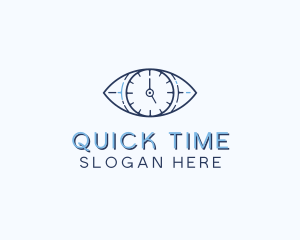 Minute - Eye Time Clock logo design