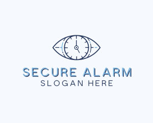 Alarm - Eye Time Clock logo design