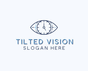 Eye Time Clock logo design