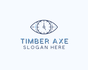 Eye Time Clock logo design