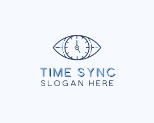 Schedule - Eye Time Clock logo design