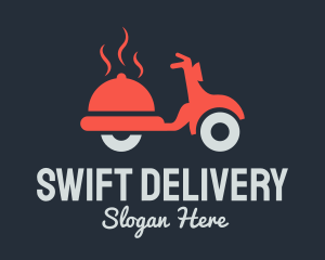 Delivery - Food Delivery Vespa logo design