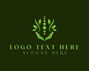 Leaves - Hand Leaf Wellness logo design