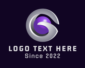 3D Tech Globe Letter G Logo