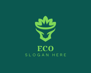 Eco Bull Crown Logo