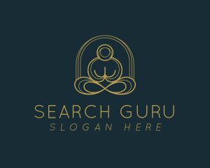 Yoga Zen Meditation  logo design