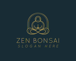 Yoga Zen Meditation  logo design