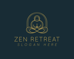 Monastery - Yoga Zen Meditation logo design