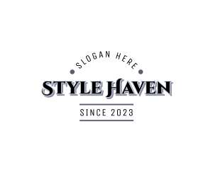 Stylish Business Shop Logo
