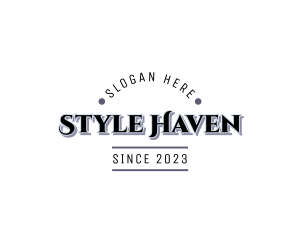 Stylish Business Shop logo design
