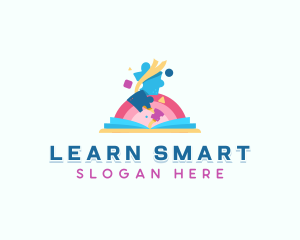 Educational - Puzzle Educational Learning logo design