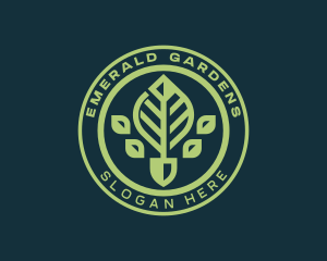 Garden Shovel Landscaping  logo design