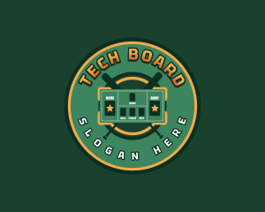 Baseball Score Board logo design