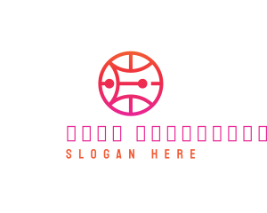 Minimalist - Letter E Basketball logo design