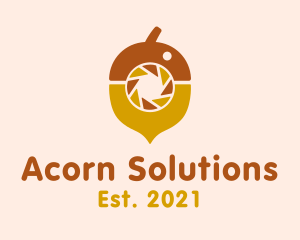 Acorn - Shutter Acorn Camera logo design