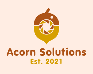 Shutter Acorn Camera  logo design