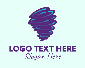 Disaster - Tornado Weather Storm logo design