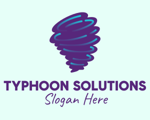 Typhoon - Tornado Weather Storm logo design