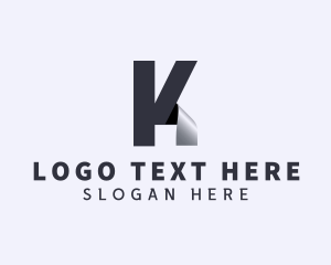 Paper - Accounting Finance Firm Letter K logo design