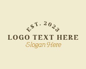 Stylish - Retro Brand Wordmark logo design