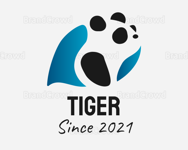 Cute Wild Panda Logo