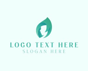 Hair-extension - Mint Hair Beauty Salon logo design