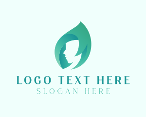 Wig - Mint Hair Beauty Salon logo design