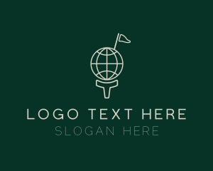 Accessories - Golf World Tee logo design