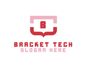 Chat Brace Bracket logo design