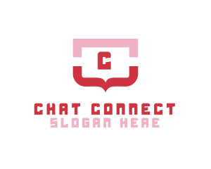 Chat - Chat Brace Bracket logo design