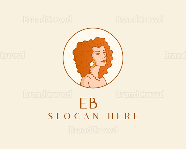 Beauty Curly Hair Logo