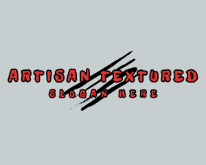 Textured - Grunge Halloween Wordmark logo design