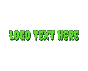 Slimy Green Wordmark Logo