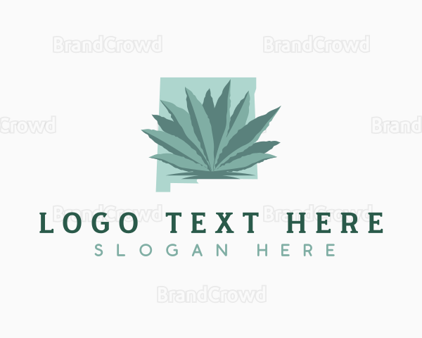 New Mexico Agave Plant Logo