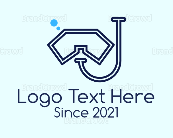 Minimalist Scuba Gear Logo