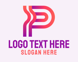Programmer - Software Programmer Letter P logo design